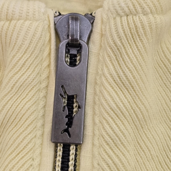 Tommy Bahama Tobago Bay Half Zip Sweatshirt Fresh Lemon Color  Size XXL Preppy - Picture 10 of 14